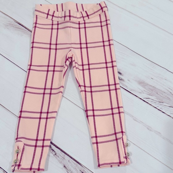 Janie and Jack Plaid Ponte Pant (2T) - Picture 2 of 5